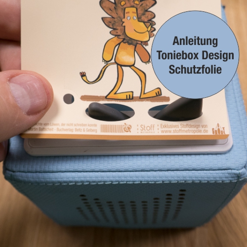 Toniebox Polizei Station Nachtleuchtend Folie Aufkleber Schutzfolie Zubehör Y031 